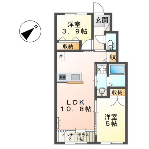 【間取り】 | （仮称）新築藤沢打戻アパート