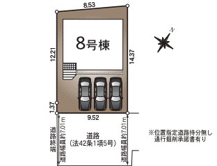 【区画図】 | クレイドルガーデン姫路市広畑区蒲田第１２（４期） | 区画図