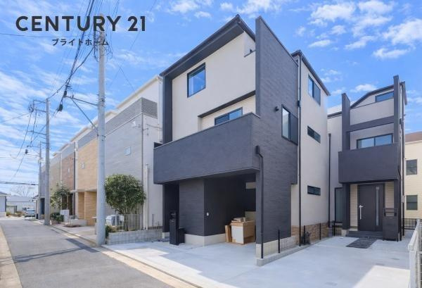 横浜市鶴見区東寺尾１丁目の新築一戸建の外観：施工例|同じ施工会社が建築した施工例です。