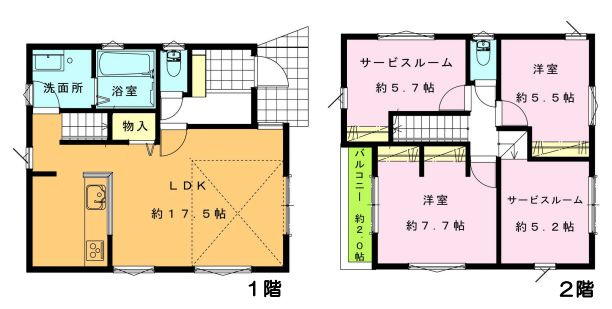 茅ヶ崎市西久保新築戸建て　D棟の間取り|間取図「茅ヶ崎市西久保新築戸建て　D棟」