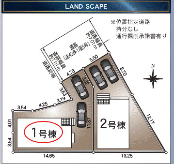 【区画図】 | クレイドルガーデン姫路市広畑区蒲田第１３ | 区画図