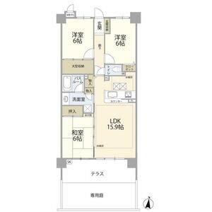 【間取り】 | ライオンズマンション比良第3