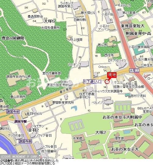 シンシア護国寺【おとり物件なし】#学生・社会人にオススメ！初期費用分割払いOK！の地図