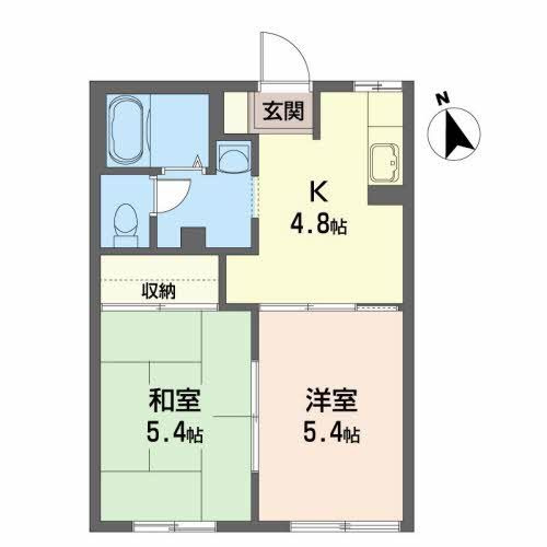 エステートハイム Ａの間取り