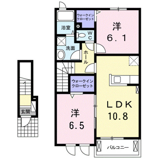 【間取り】 | サンライズガーデン　Ａ