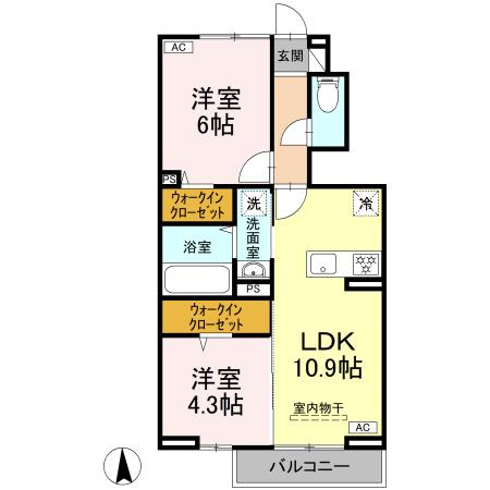 【間取り】 | トリシア西石井