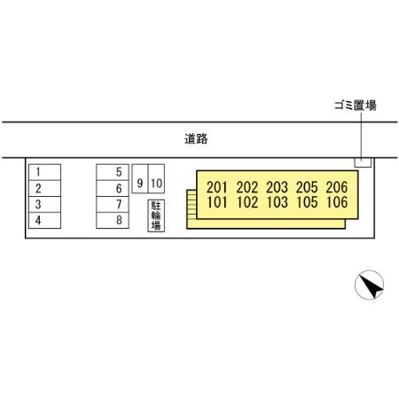 カーサ･ソレアダの区画図
