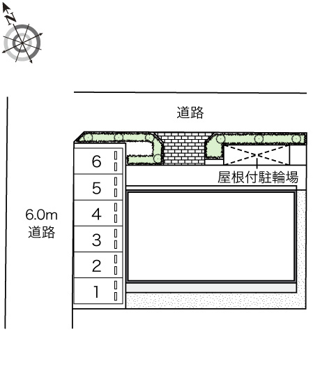 廿日市市住吉２丁目のアパートの区画図|画像4