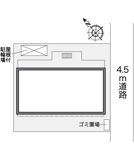 広島市西区庚午中２丁目のアパートの区画図|画像4