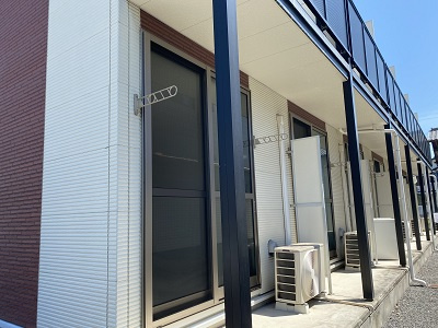 廿日市市住吉２丁目のアパートのバルコニー|画像6