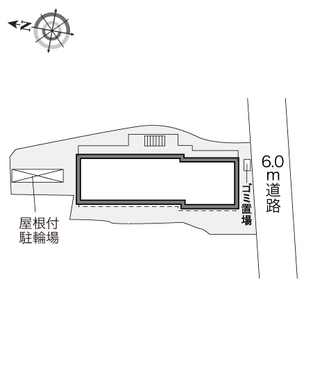 広島市西区井口３丁目のアパートの区画図|画像4