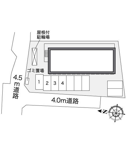 広島市西区井口２丁目のアパートの区画図|画像4