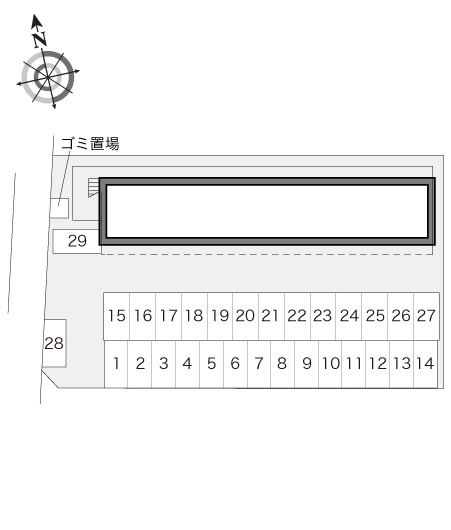 広島市佐伯区五日市６丁目の賃貸マンションの区画図|画像4