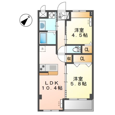 アーチェロの間取り
