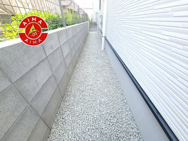 福岡市早良区野芥2丁目第7-2棟（1号棟）の庭|お庭で自由な時間を過ごせます。