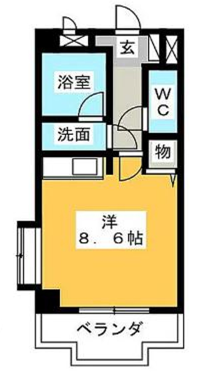 名古屋市名東区牧の里１丁目の一棟マンションの間取り