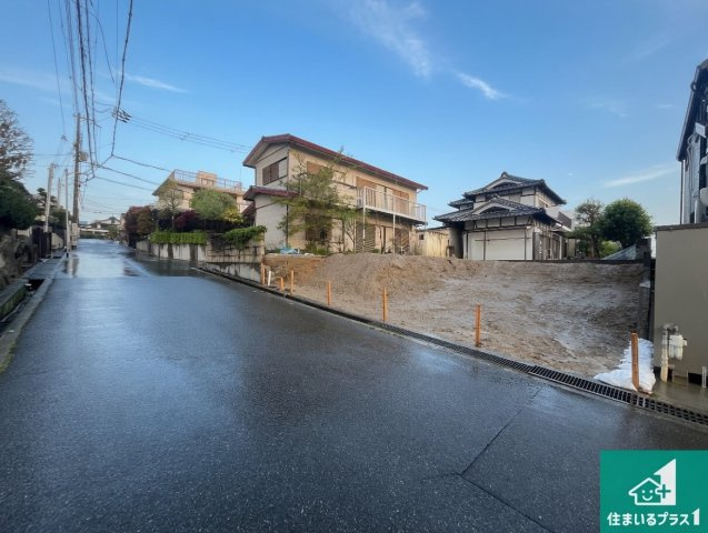神戸市須磨区北落合　第3期　新築一戸建ての前面道路含む現地写真|周辺は落ち着いた街並みの住宅地！子育てがしやすい住環境です！まだ未完成ですが、現地でしかわからない事もございます。是非一度ご覧ください。