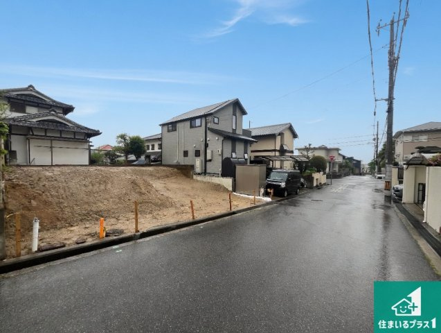神戸市須磨区北落合　第3期　新築一戸建ての前面道路含む現地写真|周辺は落ち着いた街並みの住宅地！子育てがしやすい住環境です！まだ未完成ですが、現地でしかわからない事もございます。是非一度ご覧ください。
