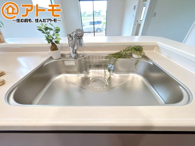 【設備】 | 駿東郡小山町菅沼　新築一戸建て　3号棟 | 広いシンクは使い勝手良好です♪