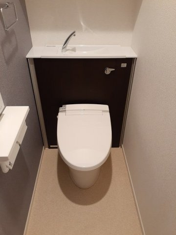ル・リアン柏の葉Ⅱのトイレ|落ち着いたトイレです
