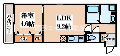 【間取り】 | Louis Apartment長瀬ノール