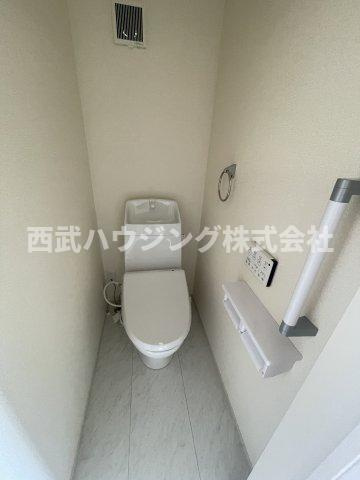 【仲介手数料無料】所沢市牛沼第３期全１棟　所沢市の新築住宅なら西武ハウジングのトイレ