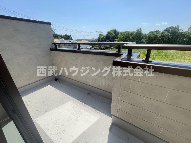 【仲介手数料無料】所沢市牛沼第３期全１棟　所沢市の新築住宅なら西武ハウジングのバルコニー