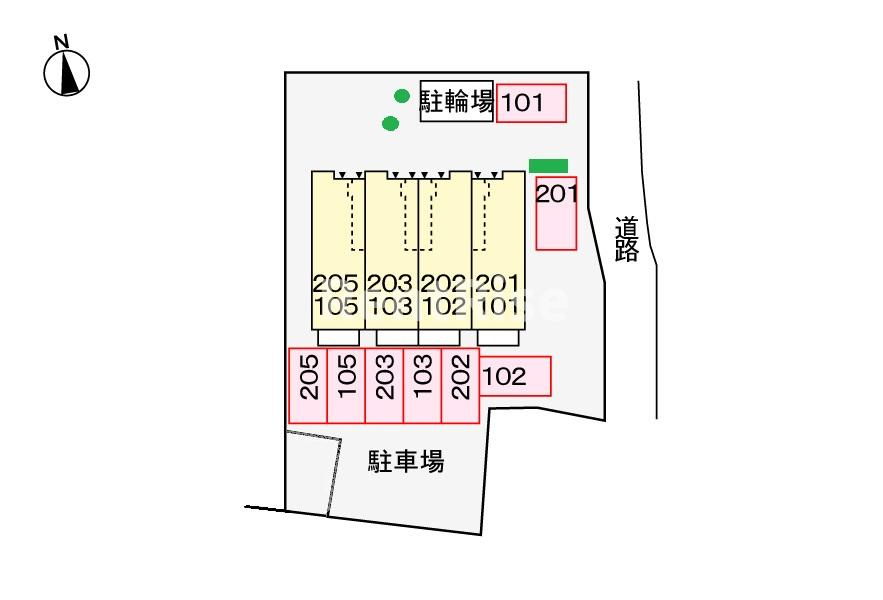 アプローズの駐車場|駐車場