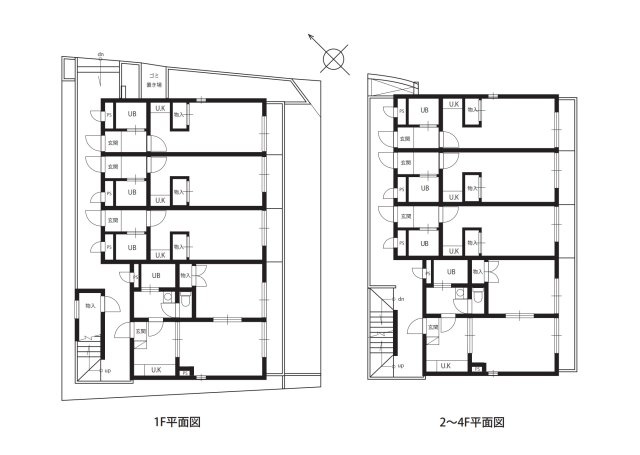 プラティーク文京本駒込　東京都文京区1棟マンション「駒込駅徒歩８分」「満室」「大規模修繕済」の間取り