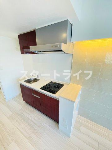 大阪市淀川区十三東４丁目の賃貸マンションのキッチン