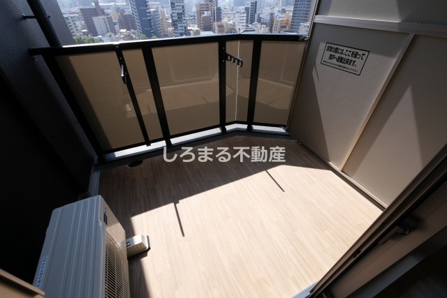 エスリードレジデンス大阪福島サウスフラッツのバルコニー