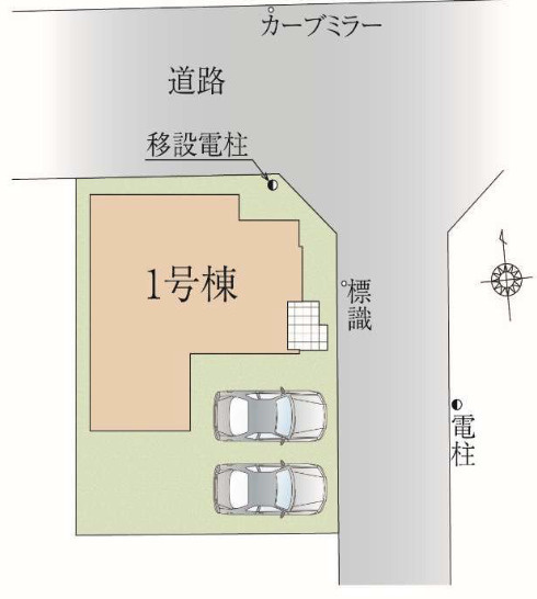 【仲介手数料無料】所沢市東狭山ケ丘９期全１棟　所沢の新築住宅なら西武ハウジングの区画図