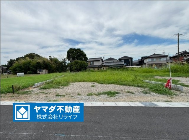 リーブルガーデン　岐阜市尻毛の平屋　全2区画分譲の外観|「現地（2026年7月31日）撮影」	
■外観写真　
■ヤマダ不動産　株式会社リライフ　