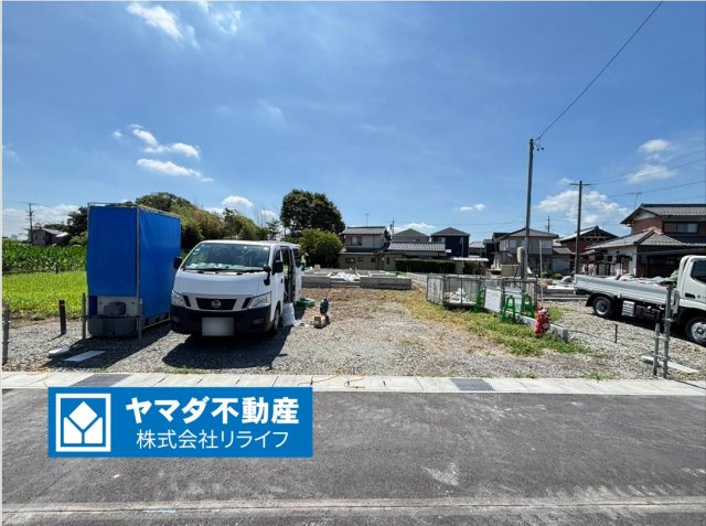 リーブルガーデン　岐阜市尻毛の平屋　全2区画分譲の外観|「現地（2026年8月31日）撮影」	
■外観写真　
■ヤマダ不動産　株式会社リライフ　