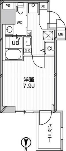ｴｸﾞｾﾞ難波南Ⅵの間取り