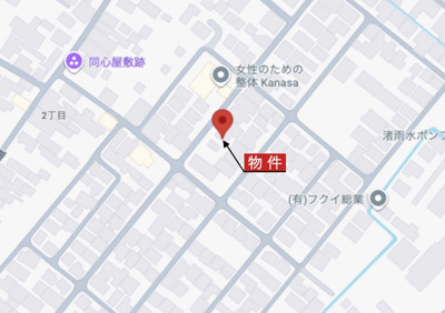 【地図】 | 鈴鹿市白子2丁目《1号棟》 | 詳細Map