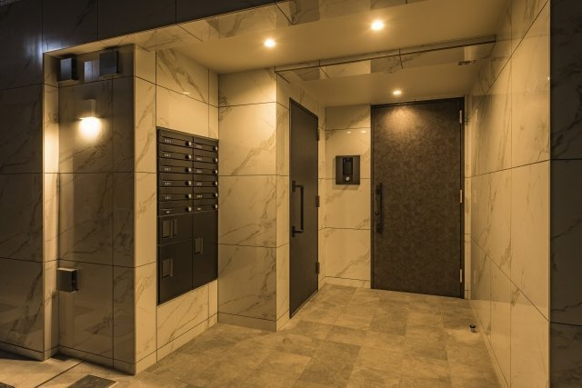 Ｔｈｅ　Ｒｅｓｉｄｅｎｃｅ　Ｎｉｈｏｎｂａｓｈｉのエントランス|毎日通るエントランスはこのようになっています