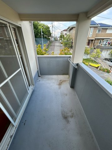 三条町テラスハウスのバルコニー