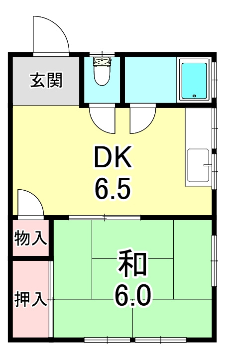 野田町田中マンションの間取り