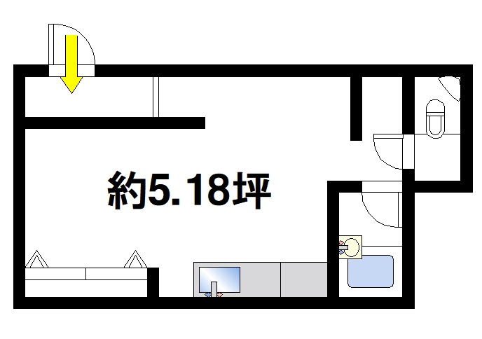 中尾ビルの間取り