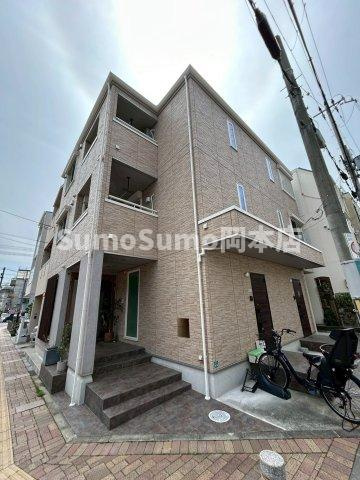 ブルーノ芦屋大桝の外観|落ち着いた雰囲気の外観です
