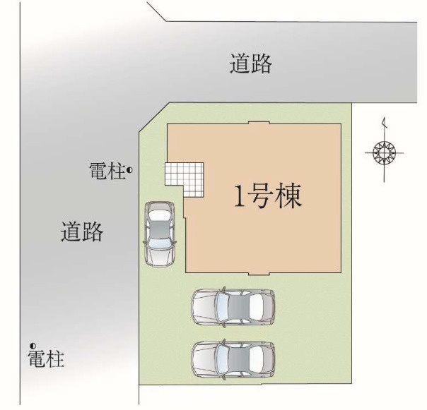 【仲介手数料無料】所沢市下安松２２期全１棟　所沢市の新築住宅なら西武ハウジングの区画図