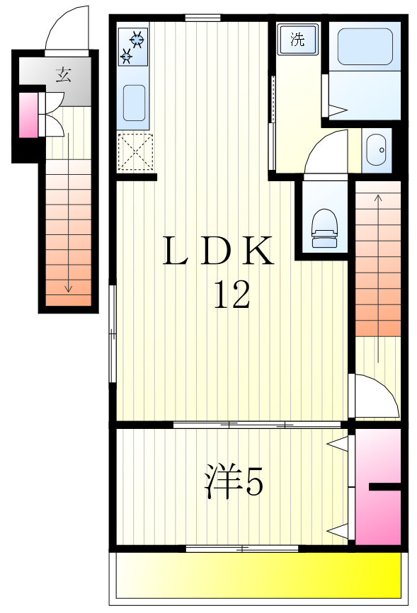 リーブルファイン柏高田の間取り