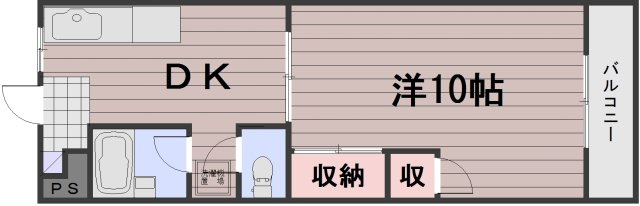 ラ・ピーヌ福島の間取り
