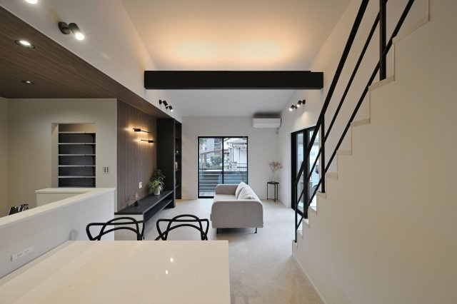 大津市大江4丁目　平屋新築建売の居間・リビング