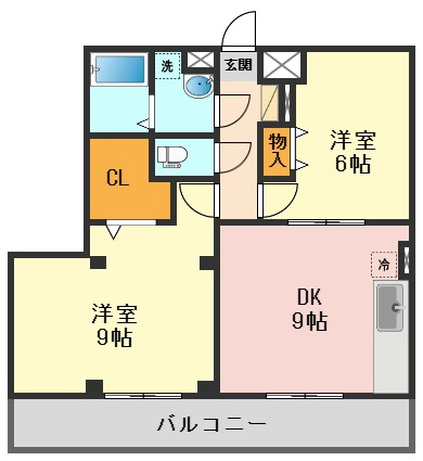 ジュネス・ド・フルールの間取り