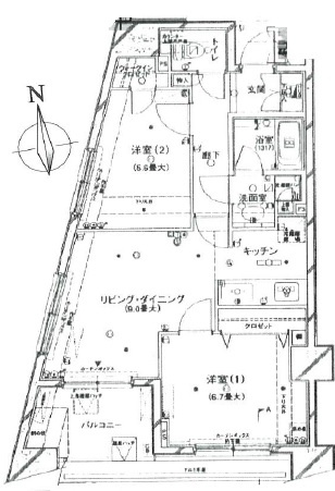 【間取り】 | プラティーク三軒茶屋