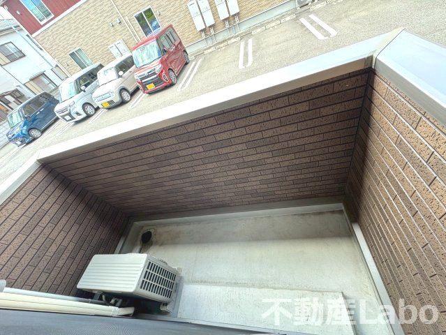 シエロアズール Aのバルコニー