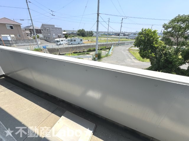その木ハイツのバルコニー