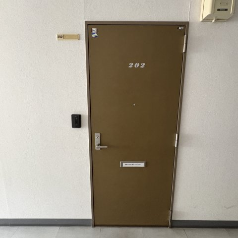 プラザマンション水元のエントランス